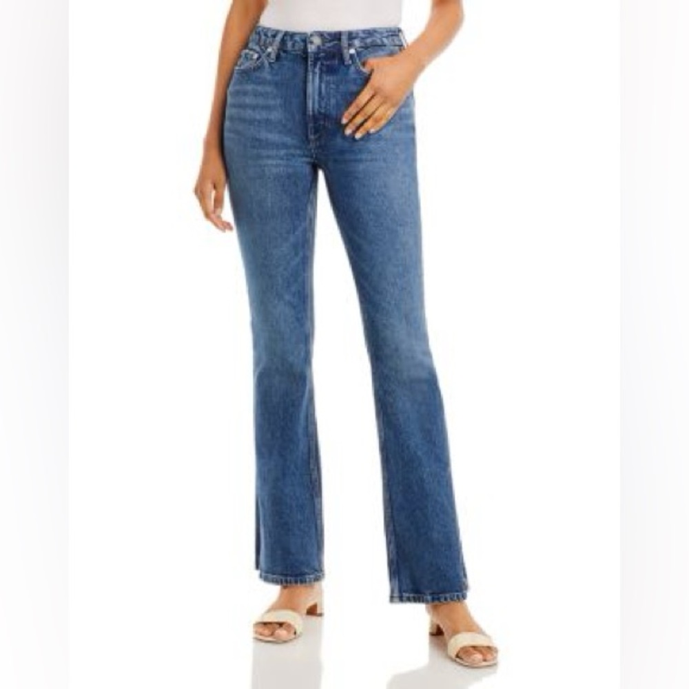 The Sunset High Rise Slim Flare Jeans Size 30